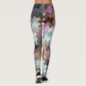 Leggings Motif Camo numérique multicolore (Dos)