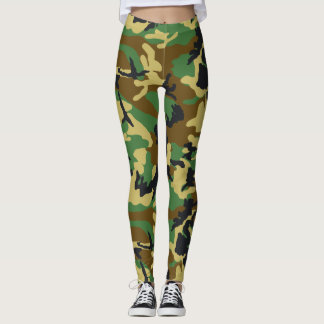 Leggings Motif Camo Woodland
