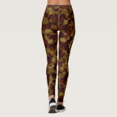 Leggings Motif Camouflage de Fun Fall Woods (Dos)