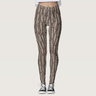 Leggings Motif camouflage écorce d'arbre de forêt Camouflag