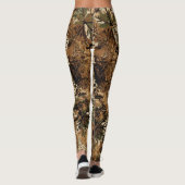 Leggings Motif camouflage forestier (Dos)