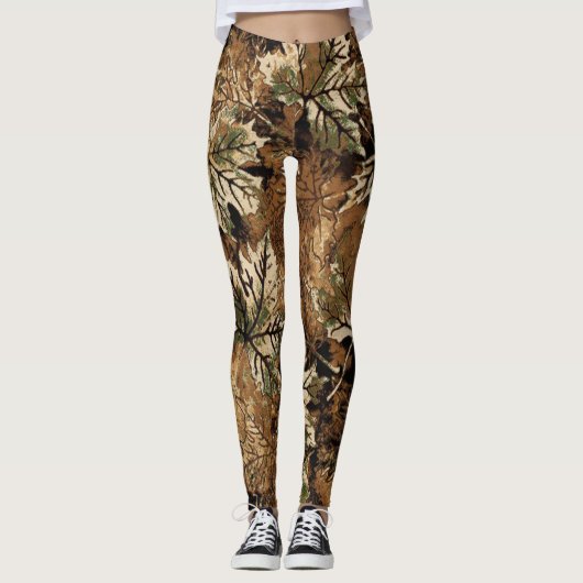 Leggings Motif camouflage forestier (Devant)
