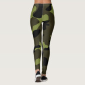 Leggings Motif camouflage militaire (Dos)