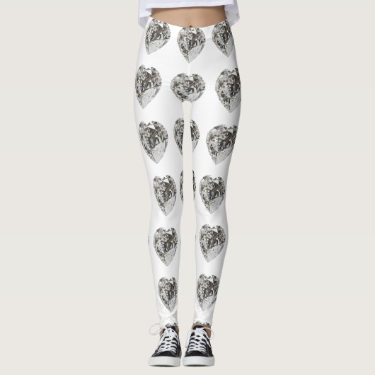 Leggings Motif cardiaque (Devant)
