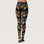 Leggings Motif cardiaque Imprimer (Dos)