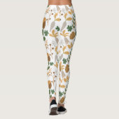 Leggings Motif Carottes Et Noix (Dos)