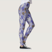 Leggings Motif Carottes Et Nutriments Bleus (Droite)