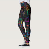 Leggings Motif Carré couleur rétro #12 (Gauche)