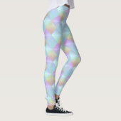 Leggings Motif Carré Pastel (Droite)