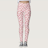 Leggings Motif champignon rose (Devant)