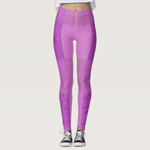 Leggings Motif Checker 02 rose
