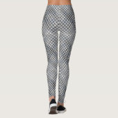 Leggings Motif Checker en diagonale gris 02,w Lgrey BG (Dos)