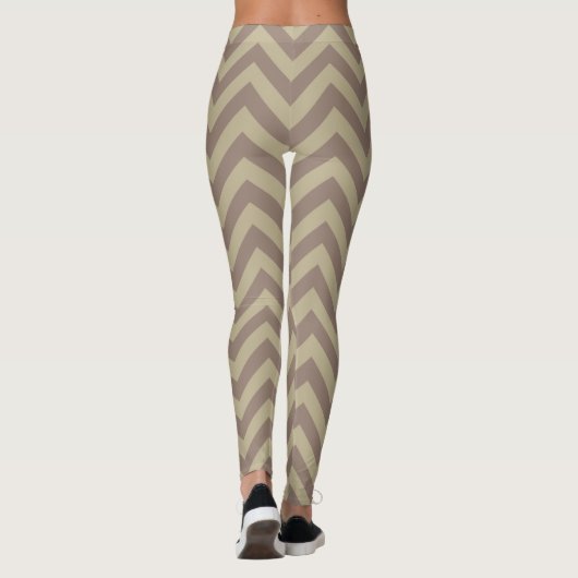 Leggings Motif Chevron Automne (Dos)