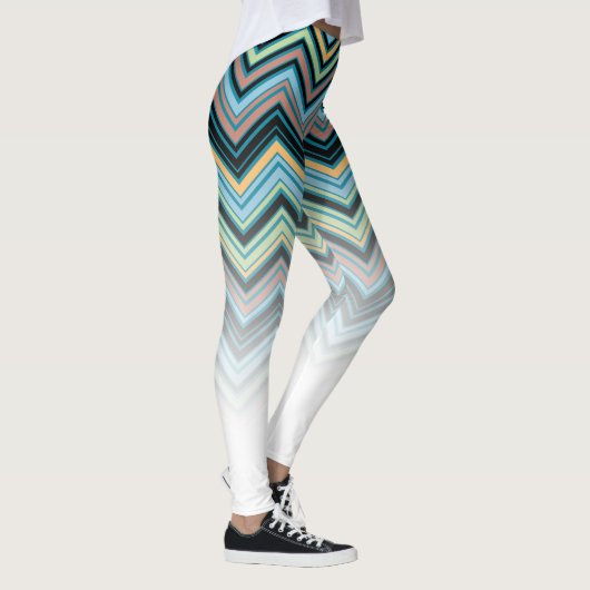 Leggings Motif Chevron multicolore (Droite)