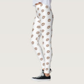 Leggings Motif chic Girly de lèvres de parties (Gauche)