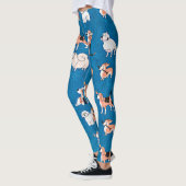 Leggings Motif chien mignon (Gauche)