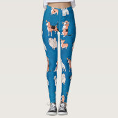 Leggings Motif chien mignon (Devant)