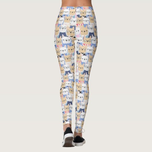 Leggings Motif chien mou (Dos)