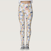 Leggings Motif chien mou (Devant)