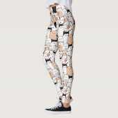Leggings Motif chien mou (Gauche)