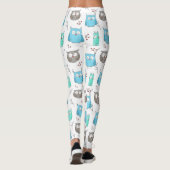 Leggings Motif Chouettes et branches (Dos)