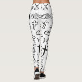 Leggings Motif chrétien (Dos)