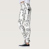 Leggings Motif chrétien (Gauche)