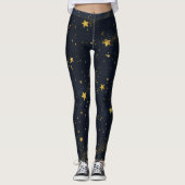 Leggings Motif ciel nocturne (Devant)