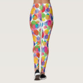 Leggings Motif circulaire coloré (Dos)