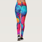 Leggings Motif circulaire dynamique (Dos)