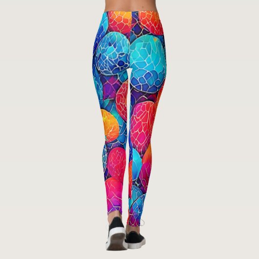 Leggings Motif circulaire dynamique (Dos)