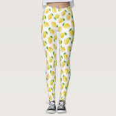 Leggings Motif citron aquarelle (Devant)