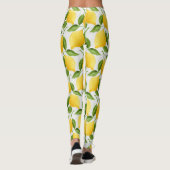 Leggings Motif citrons aquarelle (Dos)