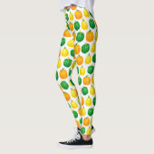 Leggings motif citrouille aquarelle (Gauche)