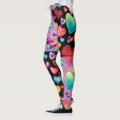Leggings Motif Coeurs mixtes (Gauche)