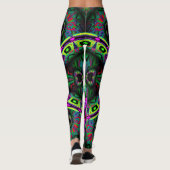 Leggings Motif coloré (Dos)