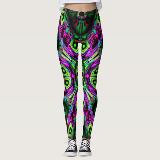 Leggings Motif coloré (Devant)