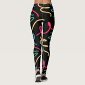 Leggings Motif coloré (Dos)