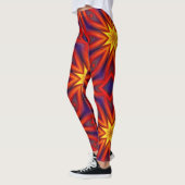 Leggings Motif coloré abstrait (Gauche)