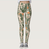 Leggings Motif coloré Cactus (Devant)