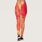 Leggings Motif coloré d'aquarelle (Dos)