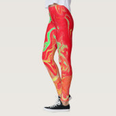 Leggings Motif coloré d'aquarelle (Gauche)