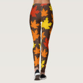 Leggings Motif coloré de l'automne (Dos)