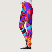Leggings Motif Coloré et Joyeux (Gauche)