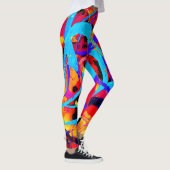 Leggings Motif Coloré et Joyeux (Droite)