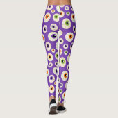 Leggings Motif coloré Halloween Eyeballs (Dos)