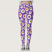 Leggings Motif coloré Halloween Eyeballs (Devant)