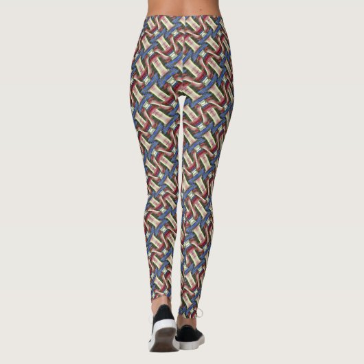 Leggings Motif coloré incomparable (Dos)