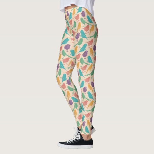 Leggings Motif coloré Little Birds (Gauche)