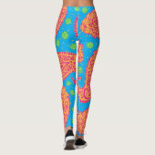 Leggings Motif coloré Paisley (Dos)
